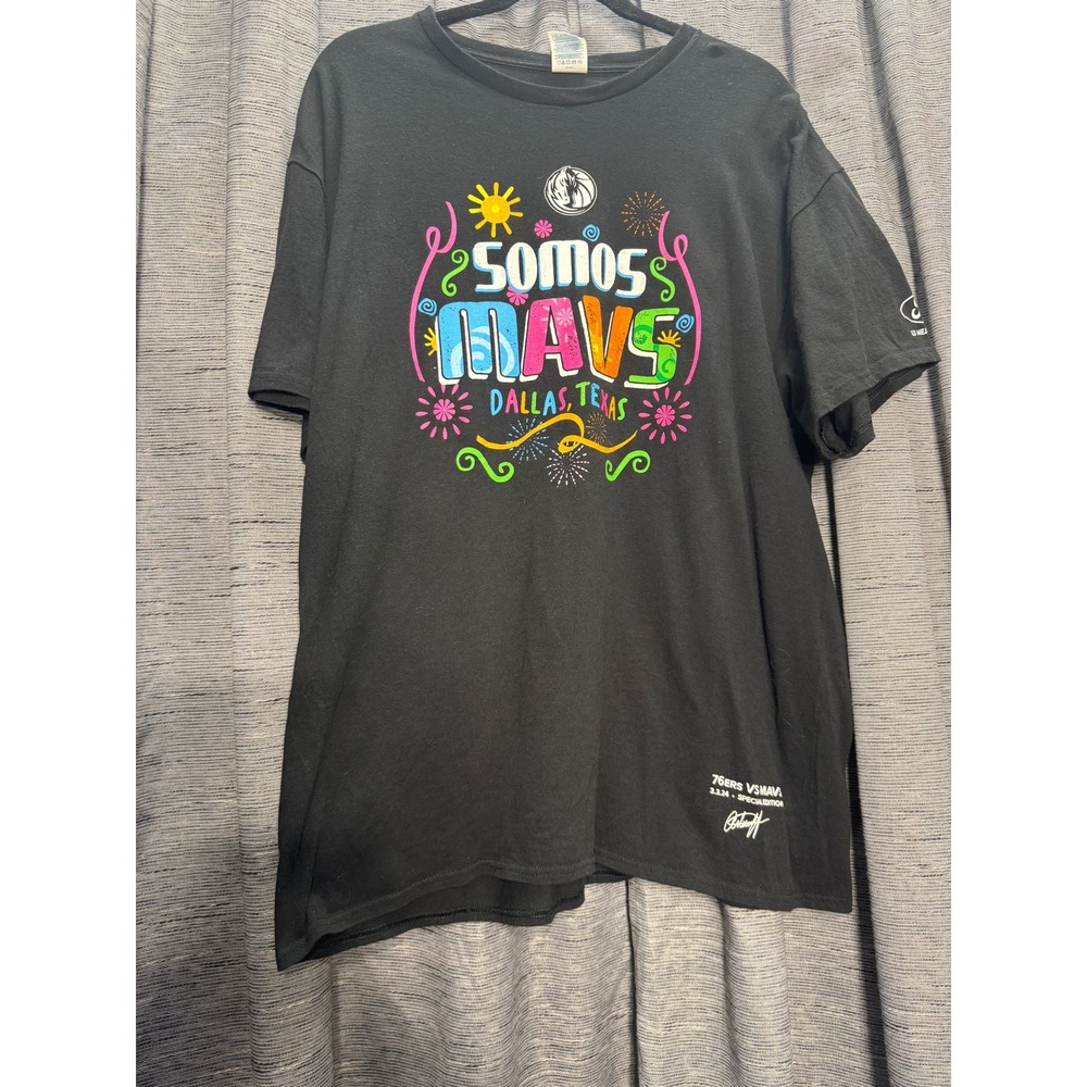 Somos Mavs Dallas Texas T-Shirt Special Edition NBA Basketball Black XL‎